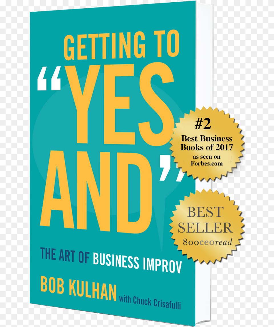 Getting To Yes And The Art Of Business Improv, Advertisement, Book, Poster, Publication Free Png Download