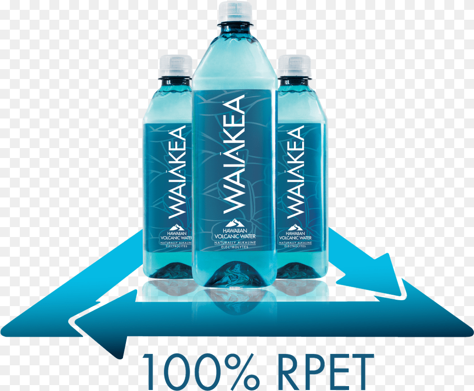 Getting To Zero Waiakea Hawaiian Volcanic Water 1 Liter, Bottle, Water Bottle, Beverage, Mineral Water Free Transparent Png