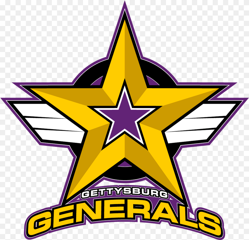 Gettysburg Generals Clovis Ca, Symbol, Star Symbol, Dynamite, Weapon Free Png Download