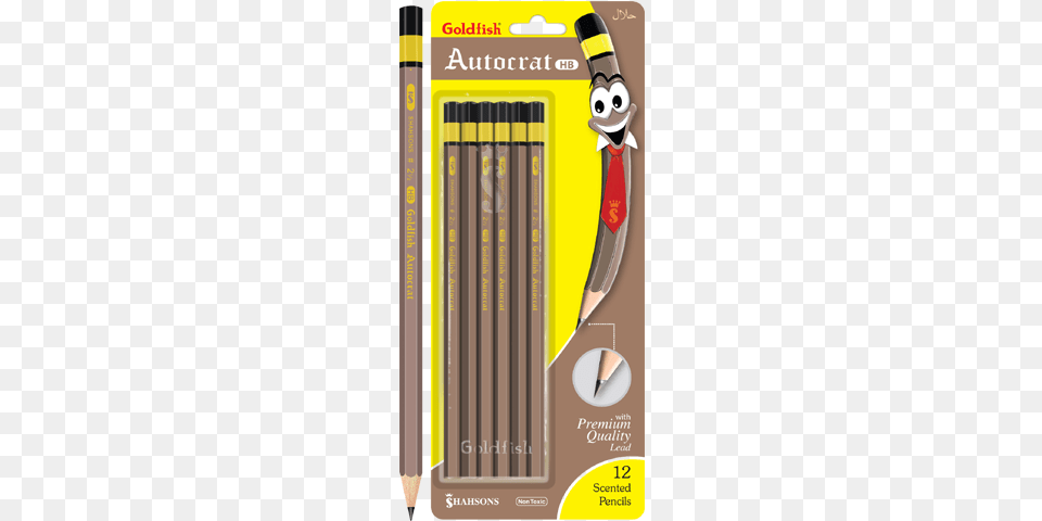 Gf Autocrate Pencil Blister Shahsons Goldfish Autocrat Pencils Hb 12 Pack, Blade, Razor, Weapon Free Transparent Png