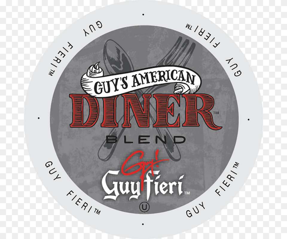 Gf Dinerblend 2015 V2 Guy Fieri Coffee Brown Guy39s American Diner Blend, Cutlery, Fork, Logo, Alcohol Png Image