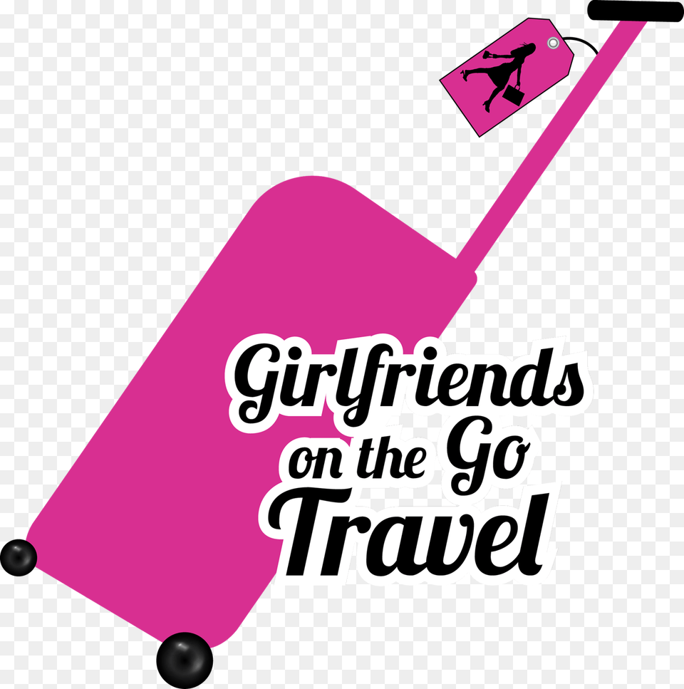 Gf On The Go Travel Logo Girl Travel Agency Logos, Baggage, Adult, Male, Man Free Transparent Png