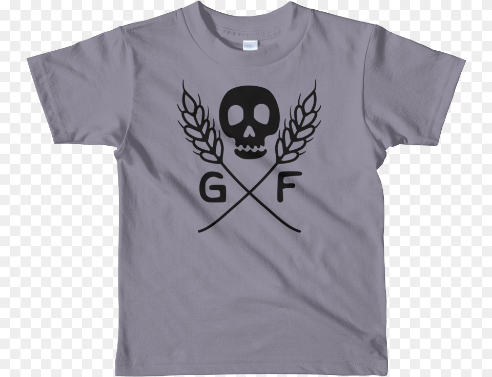 Gf Skull Mockup Front Flat Slate, Clothing, Shirt, T-shirt Png