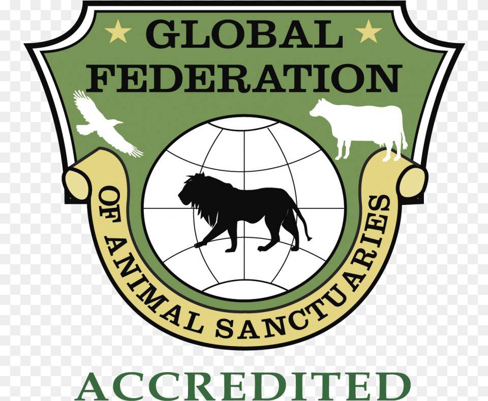 Gfas Global Federation Of Animal Sanctuaries, Logo, Symbol, Badge, Canine Png