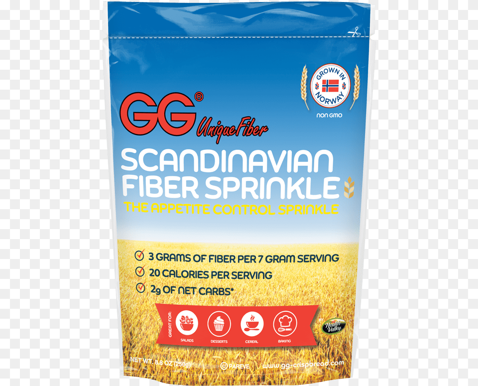 Gg Scandinavian Fiber Crispbread Bran Sprinkles Gg Cracker Crumble, Advertisement, Poster, Food Png Image