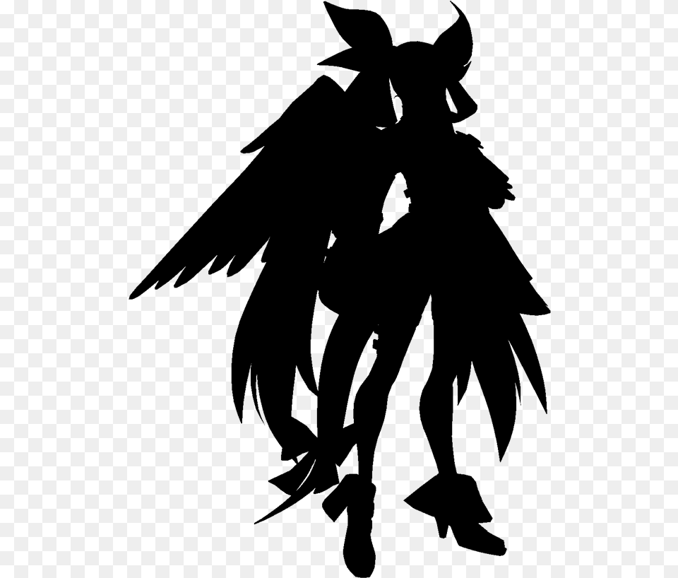 Ggxrd Dizzy Silhouette, Gray Free Transparent Png