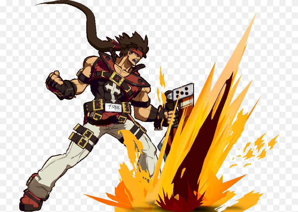 Ggxrd Sol Gunflame Sol Badguy, Book, Comics, Publication, Baby Free Transparent Png