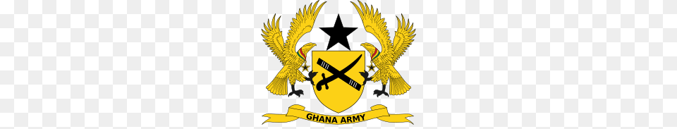 Ghana Army, Emblem, Symbol, Animal, Fish Free Png Download