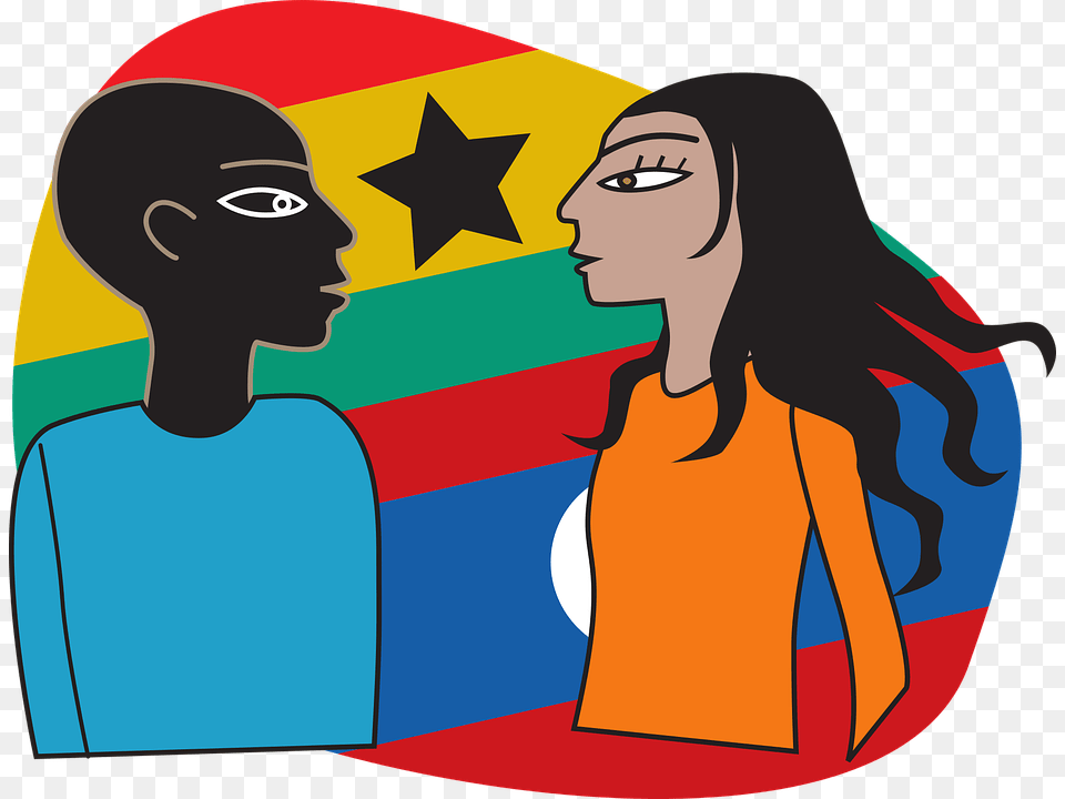 Ghana Asia Africa Flag Flags Woman Man People, Modern Art, Art, Person, Adult Png Image