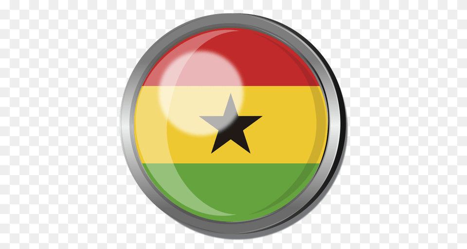 Ghana Flag Badge, Star Symbol, Symbol Free Png Download
