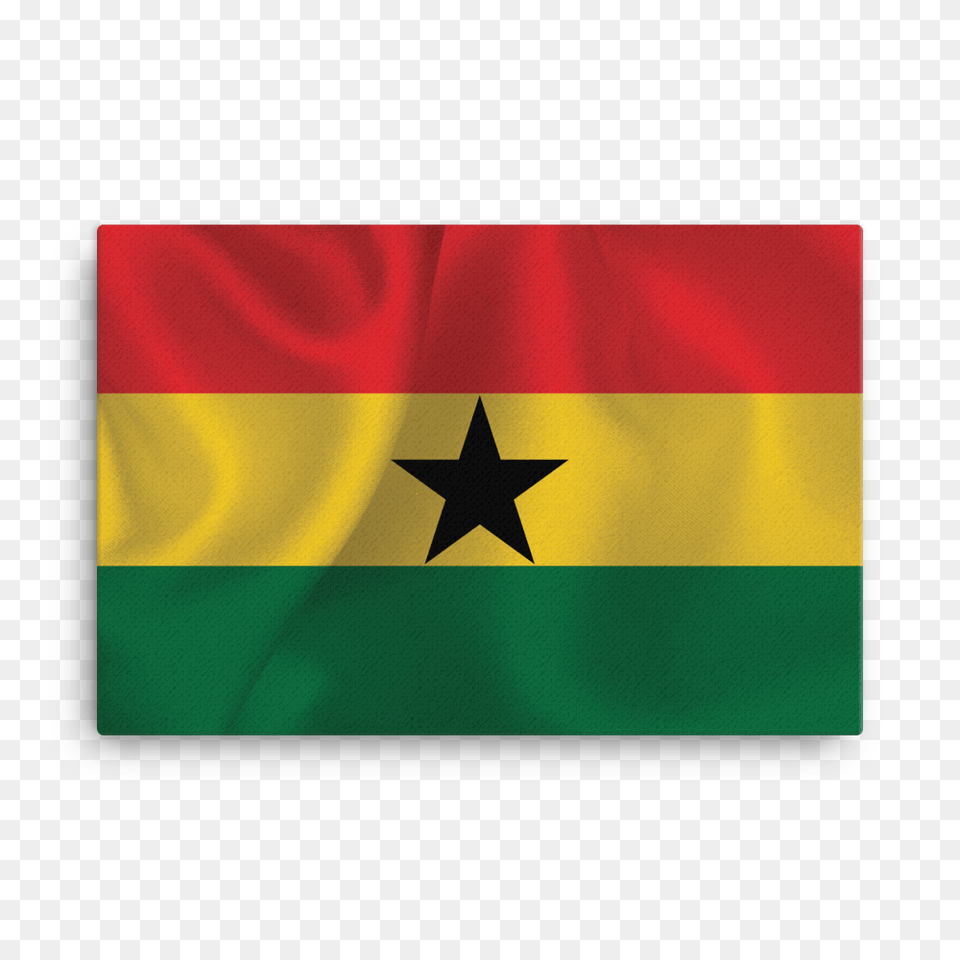 Ghana Flag Canvas Blue Apple Designs Free Transparent Png