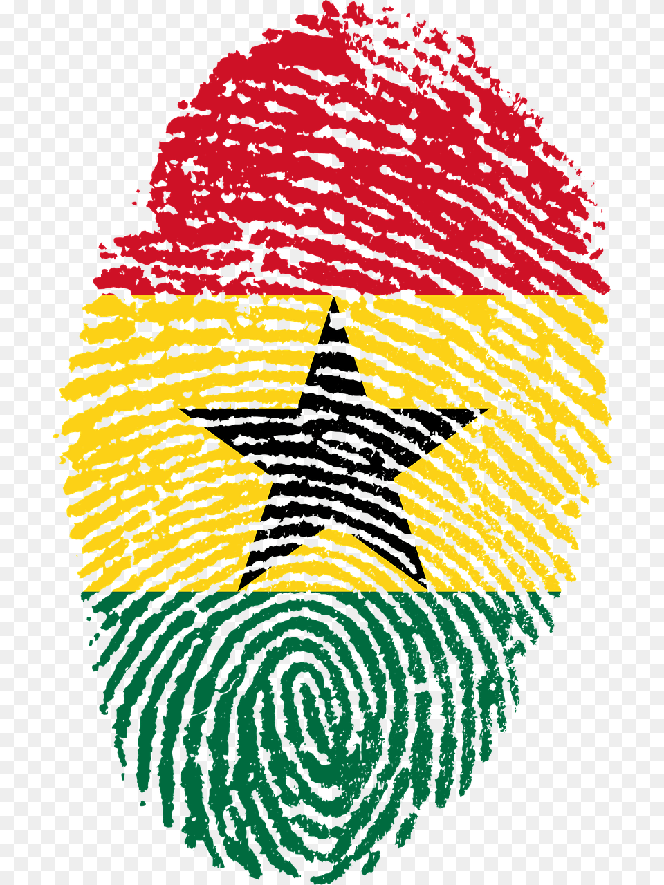 Ghana Flag Fingerprint, Symbol, Logo, Home Decor, Star Symbol Png