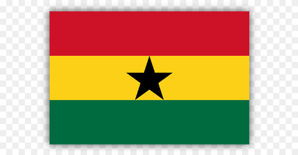 Ghana Flag Small, Star Symbol, Symbol Free Transparent Png