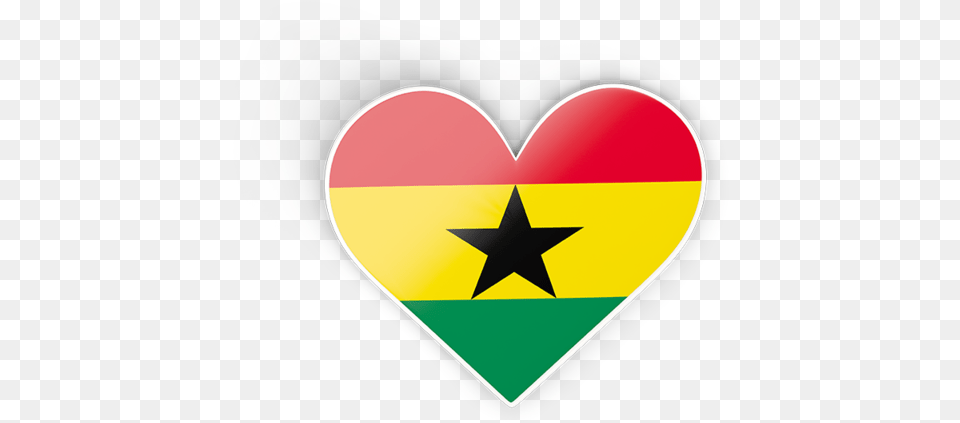 Ghana Heart Clip Art, Symbol, Star Symbol, Logo Free Transparent Png