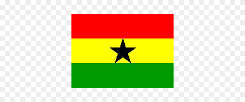 Ghana Printed Flag Printed World Flags South Coast Flagpoles, Star Symbol, Symbol Png