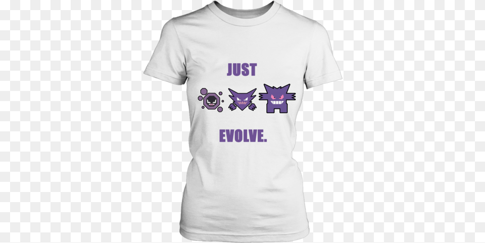 Ghastly Just Evolve Tee Face On Pretty Attitude On Savage, Clothing, Shirt, T-shirt Free Png