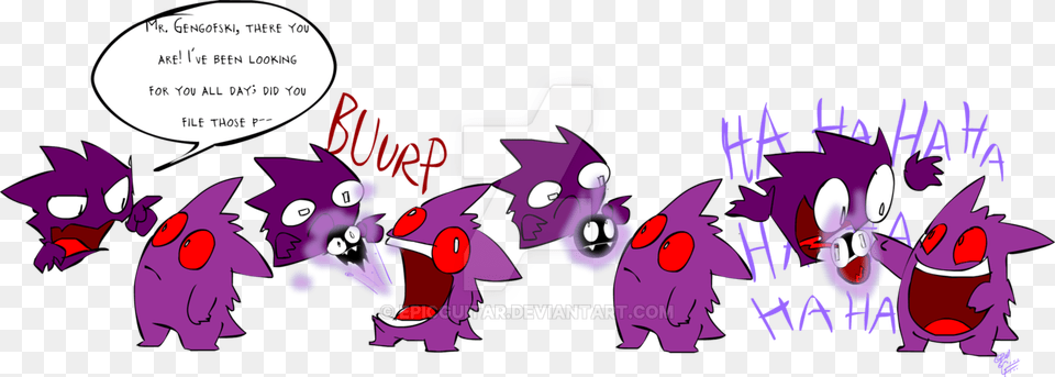 Ghastly Pokemon Ghastly, Purple, Publication, Book, Comics Free Png