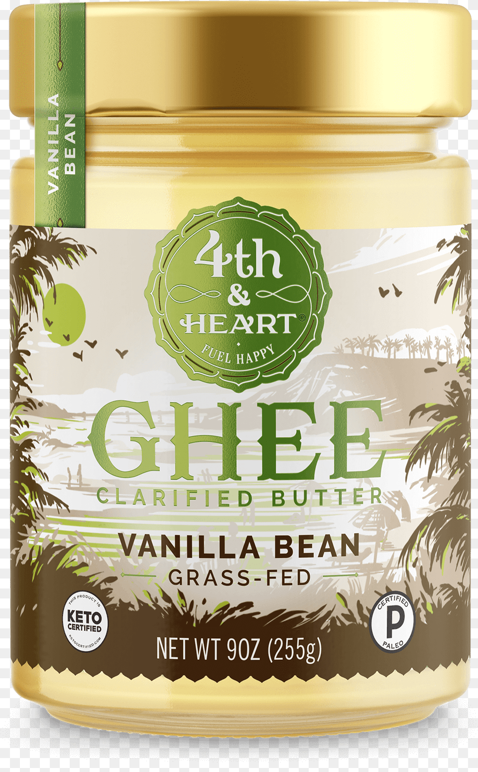 Ghee Vanilla Bean 4th And Heart Vanilla Ghee, Food, Honey Free Transparent Png