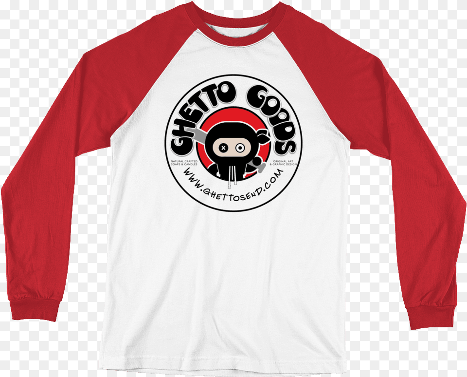 Ghetto Goods Keepin39 It Clean Ghetto Style Red Baseball Baseball T Shirt Mockup, Clothing, Long Sleeve, Sleeve, T-shirt Free Png