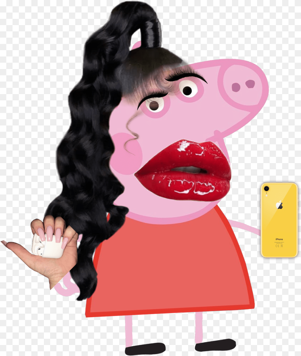 Ghetto Pepa Pig Peppa E George, Child, Person, Girl, Female Free Transparent Png