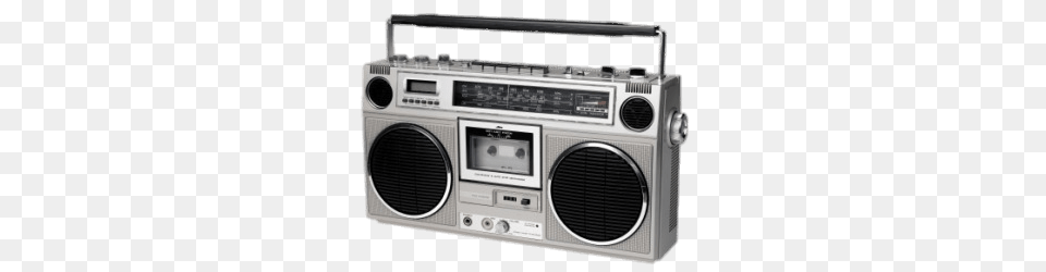 Ghettoblaster Style Boombox, Electronics, Speaker, Cassette Player, Stereo Free Png Download