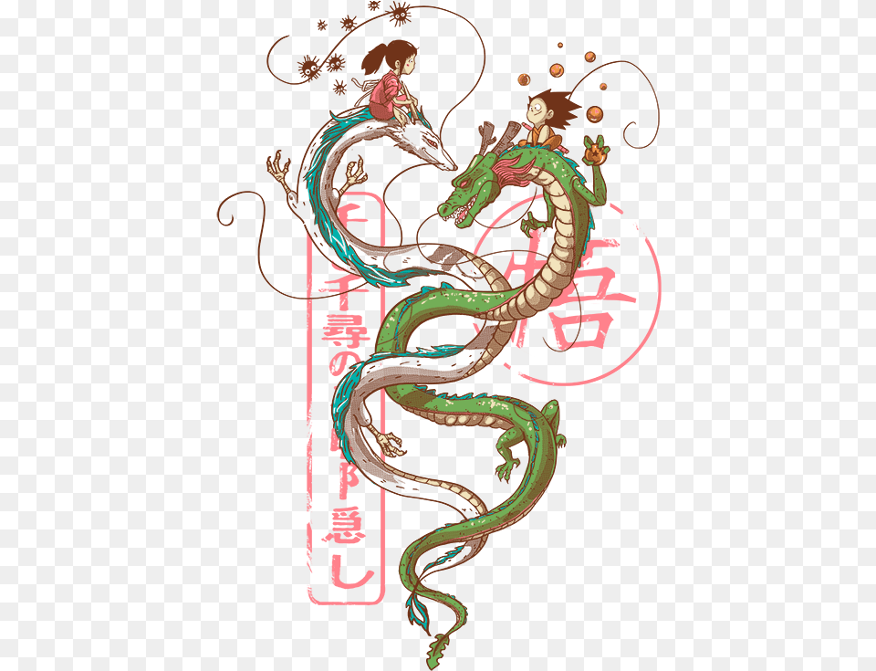 Ghibli Tattoo Spirited Away Studio Ghibli Dragon Tattoo, Baby, Person, Animal, Reptile Png