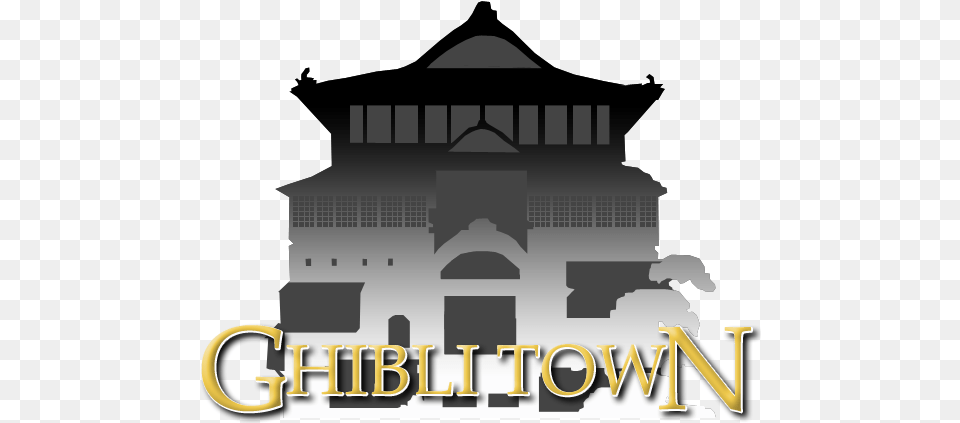Ghibli Town Logo Kingdom Hearts 3 Ghibli Kingdom Hearts Studio Ghibli, Head, Person, Architecture, Building Png Image