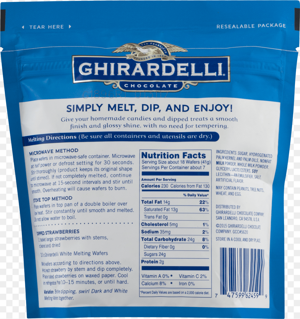 Ghirardelli Melting Wafers Nutrition Facts, Powder, Flour, Food Png Image