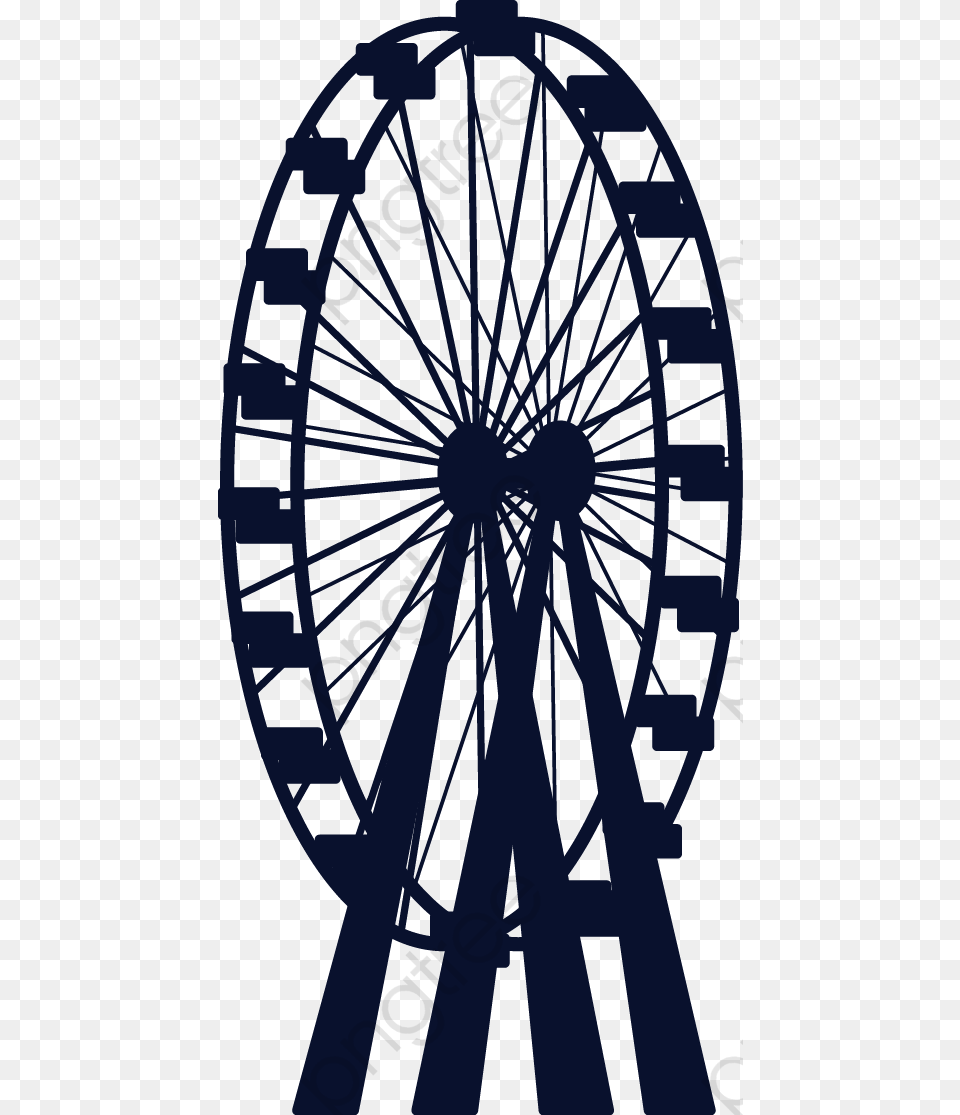 Ghost, Amusement Park, Ferris Wheel, Fun, Machine Png Image