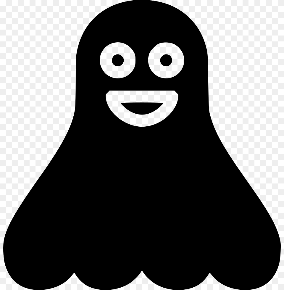 Ghost, Stencil, Silhouette, Sticker, Animal Free Transparent Png