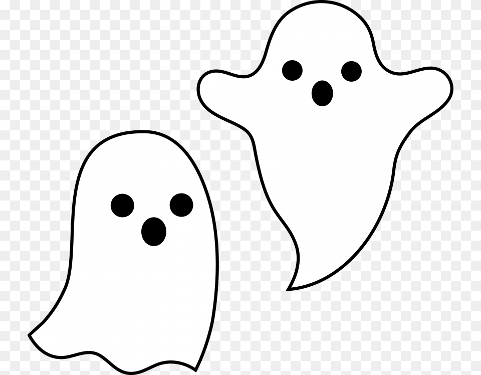 Ghost, Silhouette, Stencil Png Image