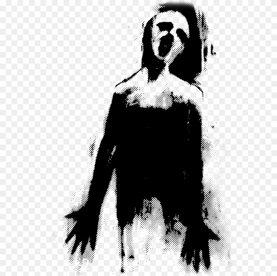 Ghost, Stencil, Adult, Wedding, Person Free Png Download
