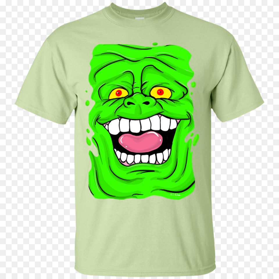 Ghost Buster Slimer Slimed Shirt Busterauto, Clothing, T-shirt, Face, Head Free Png