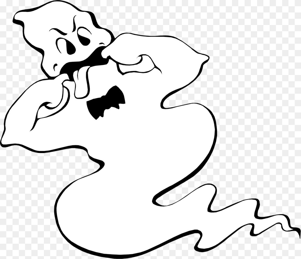 Ghost Cartoon Clipart Transparent Ghost Clipart, Stencil, Face, Head, Person Png
