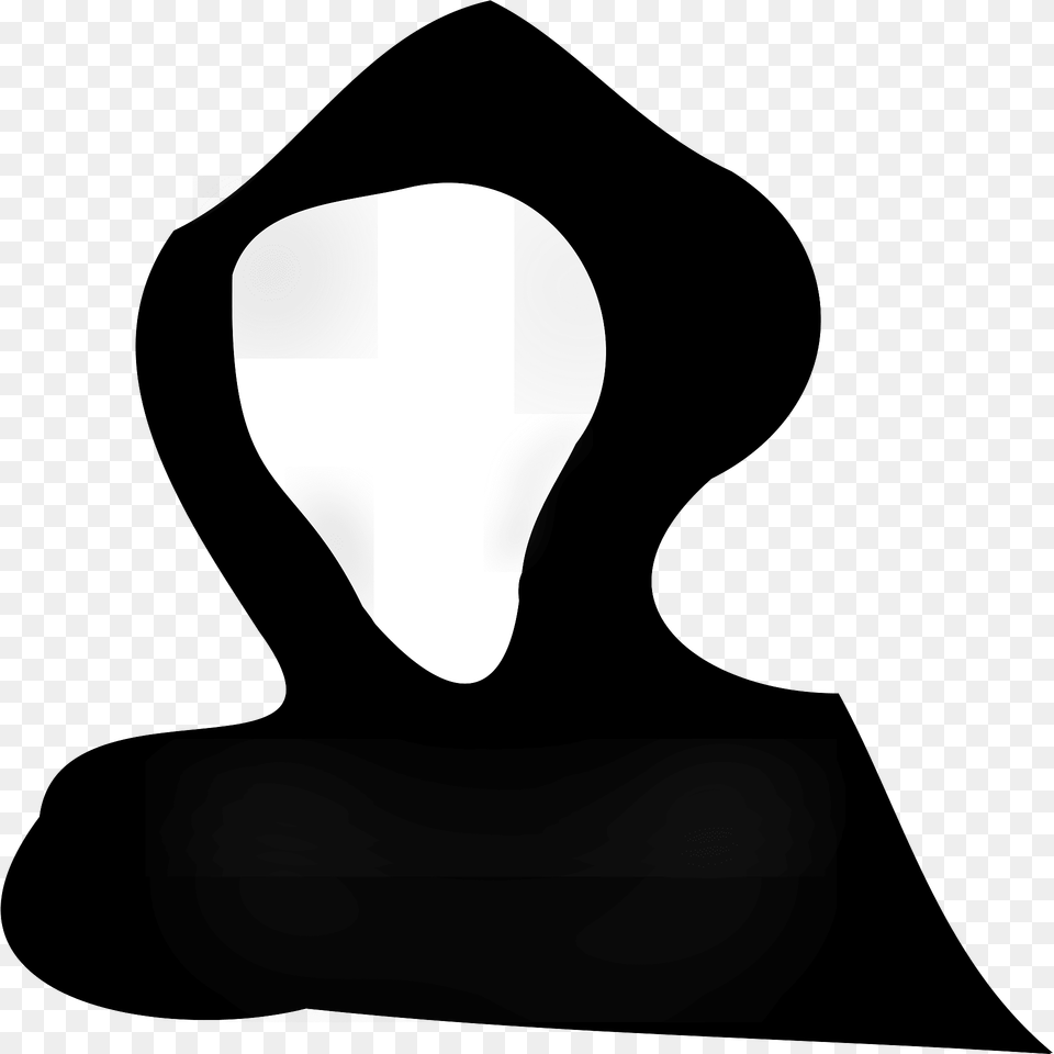 Ghost Clipart, Clothing, Hood, Adult, Person Free Png