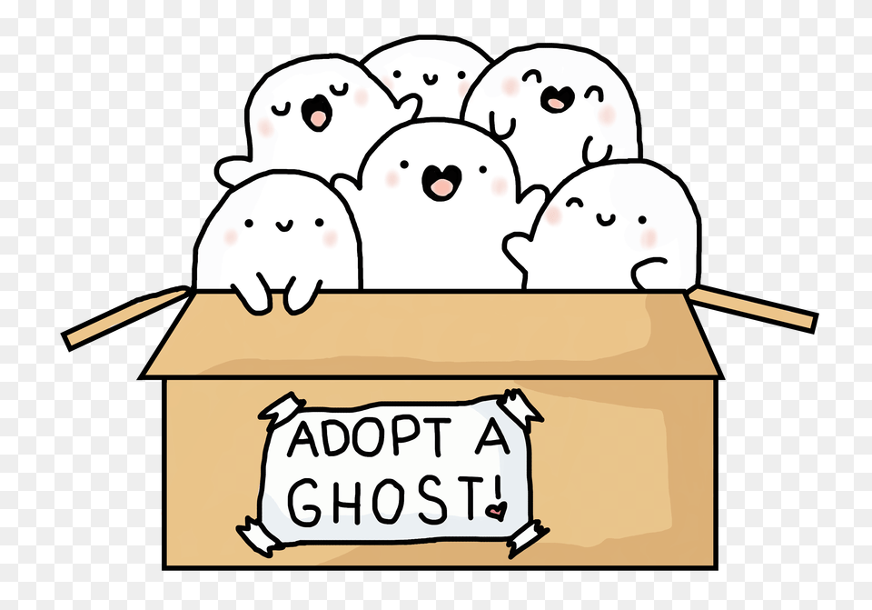 Ghost Cute Kawaii Halloween Ghosts Night Spookyfre, Animal, Bear, Mammal, Wildlife Free Png Download