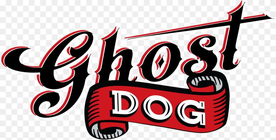 Ghost Dog Font Black Web, Text, Machine, Wheel, Dynamite Png Image