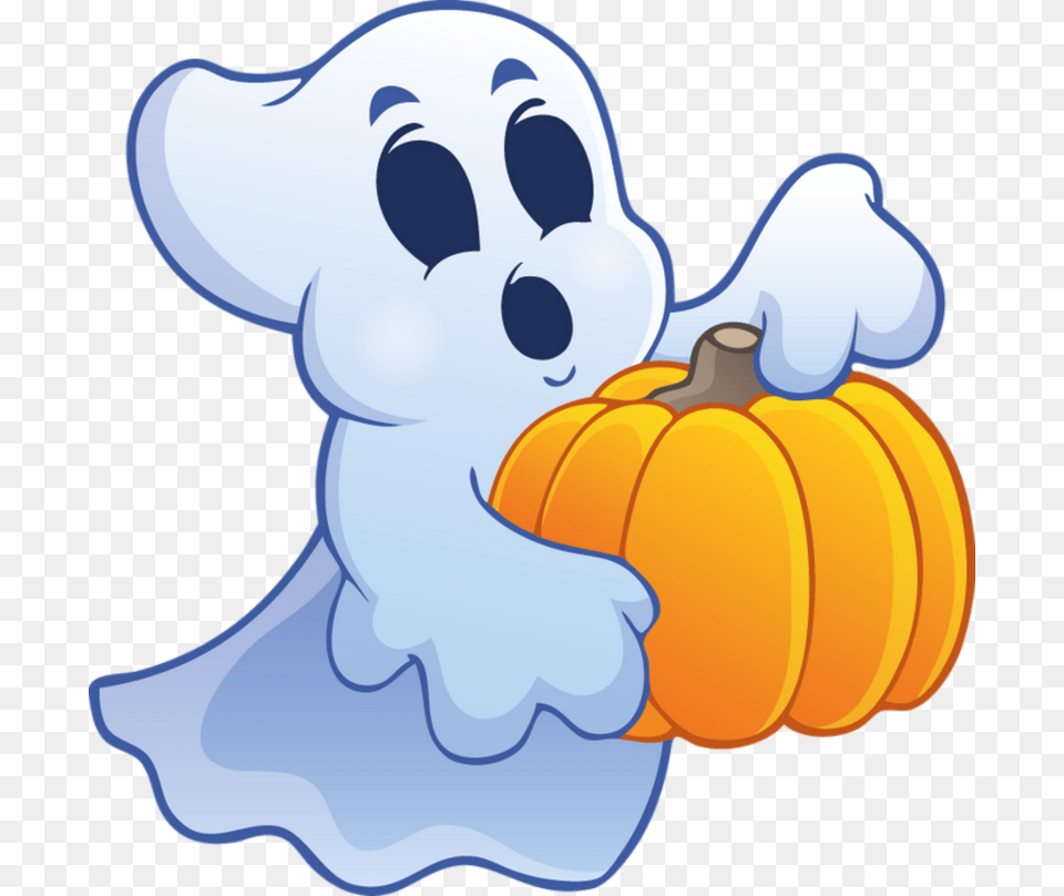 Ghost Download Image With Background Background Halloween Ghost Clipart, Food, Plant, Produce, Pumpkin Free Transparent Png