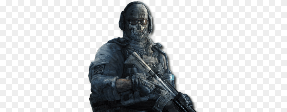 Ghost Duty Modern Warfare 2 Ghost, Adult, Male, Man, Person Free Png