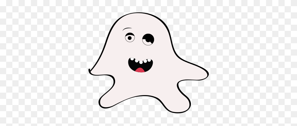 Ghost Emoji And Sticker, Person, Stencil Free Png Download