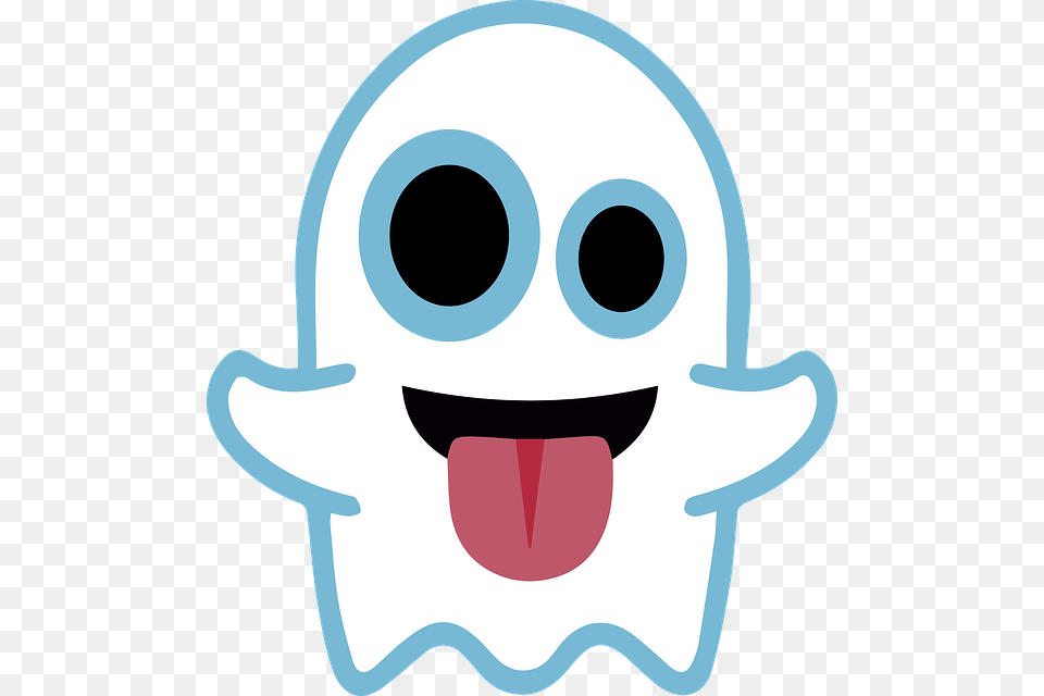 Ghost Emoji Halloween Vector Graphic Pixabay Halloween Emoticons, Baby, Person Free Png Download