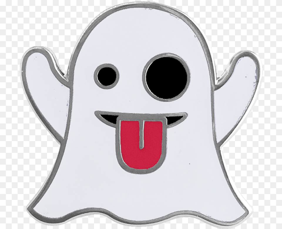 Ghost Emoji Pin Hockey Helmet, Applique, Pattern, Logo Free Transparent Png