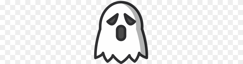 Ghost Evil Halloween Spirit Fear Icon Download, Stencil, Clothing, Hardhat, Helmet Png Image