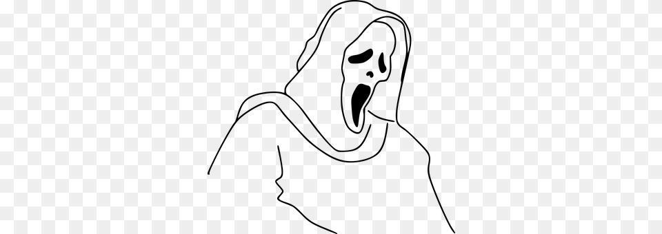 Ghost Ghost Face Halloween Holiday Phantom Ghostface Clipart, Gray Free Transparent Png