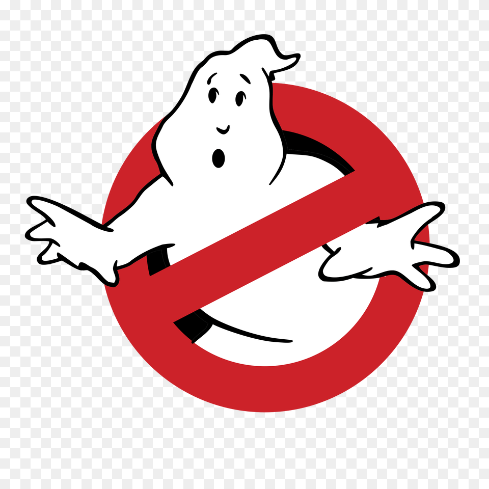 Ghost Ghostbusters Logo, Symbol, Sign, Animal, Fish Png