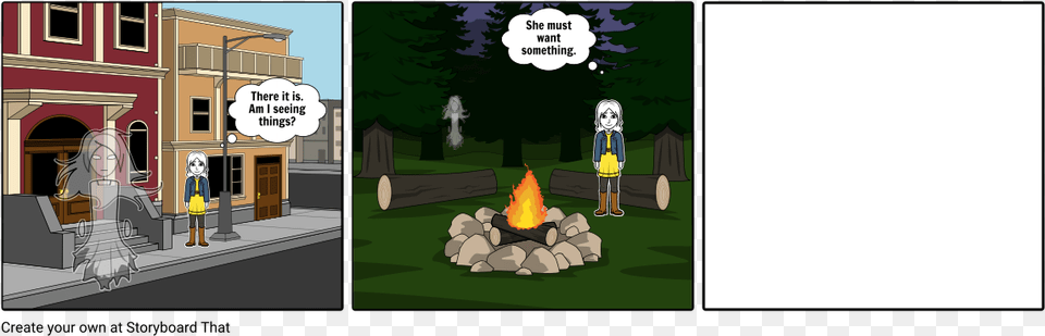 Ghost Girl, Fire, Flame, Fireplace, Indoors Free Transparent Png