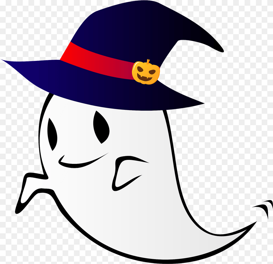 Ghost Halloween Clipart, Clothing, Hat, People, Person Png