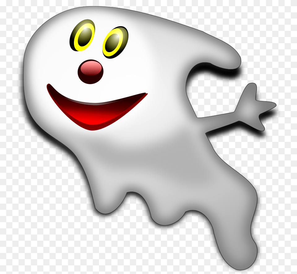 Ghost Halloween Creepy Face Scary Spooky Smiley Friendly Ghost, Outdoors, Nature Png Image