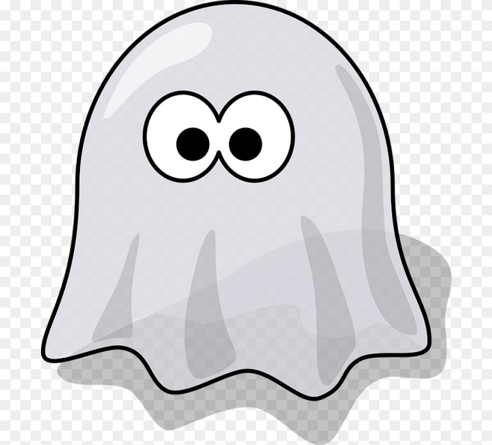 Ghost Halloween Ghostly Horror Holiday Fear Clipart Ghost, Cap, Clothing, Hat, Swimwear Free Png Download