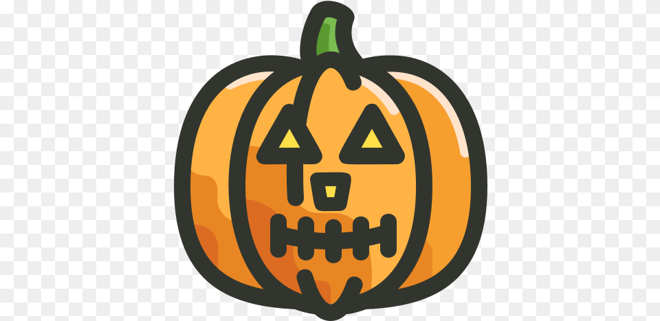 Ghost Halloween Pumpkin Free Icon Of, Food, Plant, Produce, Vegetable Png